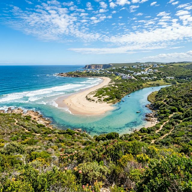 Stilbaai Beach and River